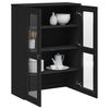 vidaXL Top for Highboard VIKEN Black Engineered Wood