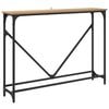 vidaXL Console Table Artisan Oak 102 x 23 x 75 cm Engineered Wood