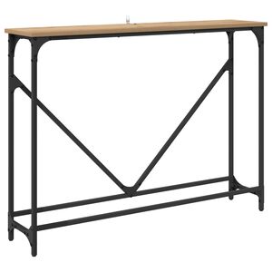 vidaXL Console Table Artisan Oak 102 x 23 x 75 cm Engineered Wood