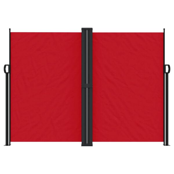 vidaXL Retractable Side Awning Red 180x600 cm