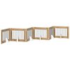 vidaXL Foldable Dog Gate with Stands 6 pcs Artisan Oak 482 cm