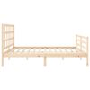 vidaXL Bed Frame without Mattress 200x200 cm Solid Wood