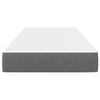 vidaXL Bed Mattress with Mattress Light Grey 90 x 200 cm Fabric