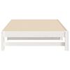 vidaXL Pull-out Day Bed without Mattress White 2x(100x200) cm