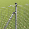 vidaXL Fence Post Silver 10 x 1.6 m (25 x 25 mm mesh) Steel