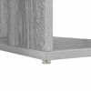vidaXL Desk with Shelf Grey Sonoma 130 x 50.5 x 75 cm Engineered Wood