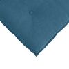 vidaXL Back Pillow Blue 80 x 50 cm Corduroy Fabric
