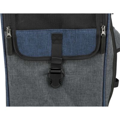 TRIXIE 2-in-1 Tara Pets Carrier Backpack Grey and Blue