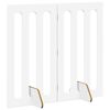vidaXL Folding Pet Fence 2 pcs White 100.5 x 38 x 90 cm