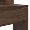 vidaXL Bedroom Dressing Tables with Shelf Brown Oak 80 x 39.6 x 135 cm