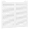 vidaXL Swing Doors 2 pcs 90 x 50 cm Solid Pine Wood White