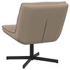 vidaXL Swivel Chair Cappuccino 63 x 75 x 76 cm PU