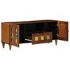 vidaXL TV Cabinet with Drawer Walnut 105 x 33 x 46 cm Solid Mango Wood