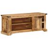 vidaXL TV Cabinet 110x35x45 cm Solid Rough Wood Mango