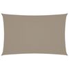 vidaXL Sunshade Sail Oxford Fabric Rectangular 2.5x5 m Taupe