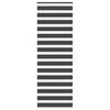 vidaXL Zebra Blind Black 85x200 cm Fabric Width 80.9 cm Polyester