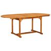 vidaXL 7 Piece Garden Dining Set Solid Wood Acacia and Textilene