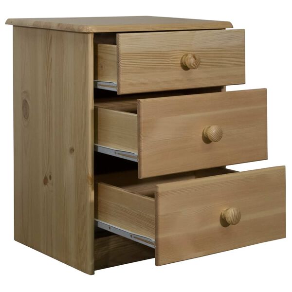 vidaXL Chest of Drawers 43x34x53 cm Solid Pine Wood