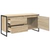 vidaXL TV Cabinet Sonoma 100 x 36 x 49.5 cm Engineered Wood