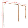 vidaXL Pergola Bamboo 385x40x205 cm