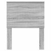 vidaXL Headboard with Headboard Grey Sonoma 75 cm Engineered wood