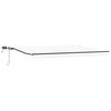 vidaXL Retractable Awning Manual White 500 x 350 cm Fabric