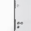 vidaXL Front Door White 100x200 cm Aluminium