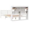 vidaXL Bookcase Bed without Mattress White 140x190 cm Solid Wood Pine