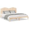vidaXL Extra Long Bed Frame without Mattress 200x220 cm Solid Wood