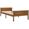 vidaXL Bed Frame without Mattress Solid Pinewood Honey Brown 90x200 cm
