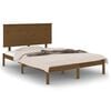 vidaXL Bed Frame without Mattress Honey Brown 140x190 cm Solid Wood Pine