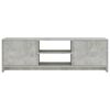 vidaXL TV Cabinet Concrete Grey 120x30x37.5 cm Engineered Wood