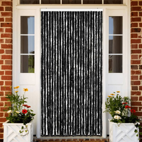 vidaXL Fly Curtain Anthracite 100x200 cm Chenille