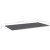 vidaXL Bookshelf Boards 8 pcs High Gloss Grey 80x30x1.5 cm Engineered Wood