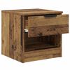 vidaXL Bed Cabinet 2 pcs Old Wood 40 x 39 x 40cm Engineered Wood