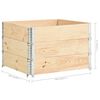 vidaXL Pallet Collars 3 pcs 100x100 cm Solid Pine Wood