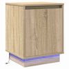 vidaXL Bedside Cabinet 2 pcs Sonoma Oak 39 x 34.5 x 50 cm