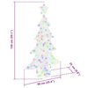 vidaXL Christmas Tree with 160 LEDs Multicolour 150 cm Acrylic