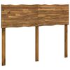vidaXL Live Edge Headboard ROSTOCK Natural 120 cm Solid Acacia Wood