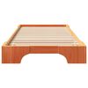 vidaXL Bed Frame Brown 90 x 210 cm Solid Pine Wood