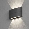 KONSTSMIDE LED Wall Light Chieri 6x1.2W Anthracite