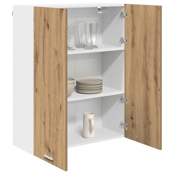 vidaXL Hanging Cabinet Artisan Oak 80 x 31 x 100 cm Engineered Wood