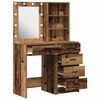 vidaXL Dressing Table 2 pcs Brown 50 x 41 x 135 cm Engineered wood