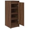 vidaXL Shoe Cabinet Brown Oak 29.5x34x76 cm Engineered Wood