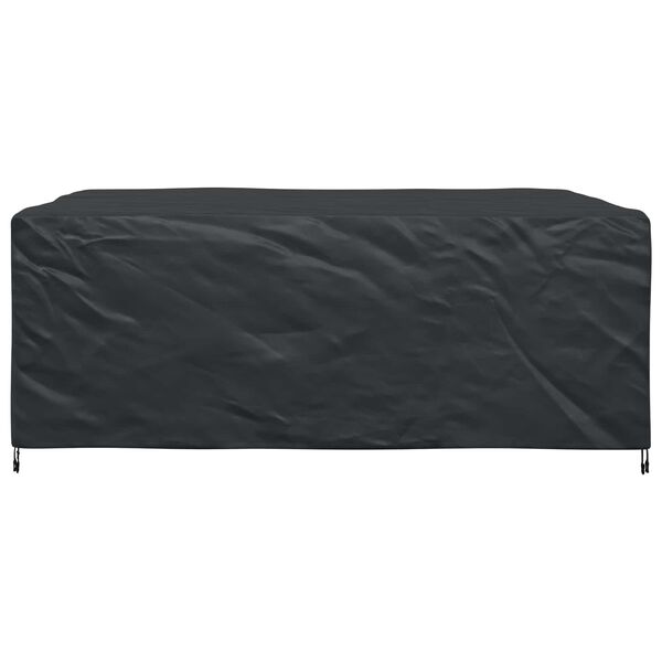 vidaXL Furniture Cover Plain Black 250 x 210 x 90 cm 600D