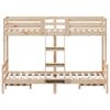 vidaXL Bunk Bed without Mattress 80x200/120x200 cm Solid Wood
