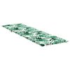 vidaXL Sun Lounger Cushion Leaf Pattern Oxford Fabric