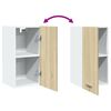 vidaXL Hanging Cabinet Lyon Sonoma Oak 29.5x31x60 cm Engineered Wood