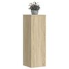 vidaXL Plant Stands 2 pcs Sonoma Oak 33x33x100 cm Engineered Wood