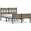 vidaXL Bed Frame without Mattress Sonoma Oak 120x190 cm Small Double Engineered Wood
